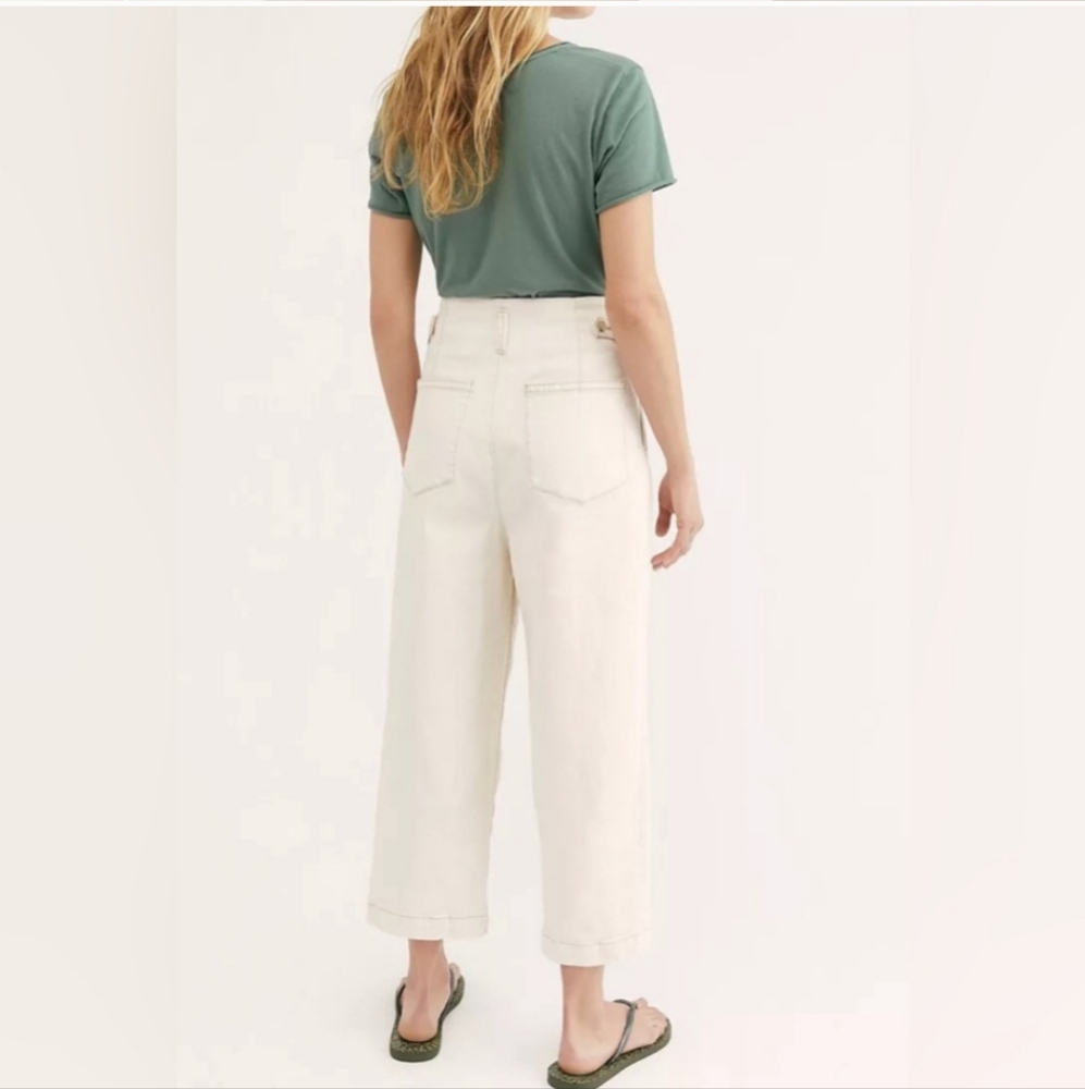 Free People Pleated Carrot Pants Size 6 - Picture 3 of 9